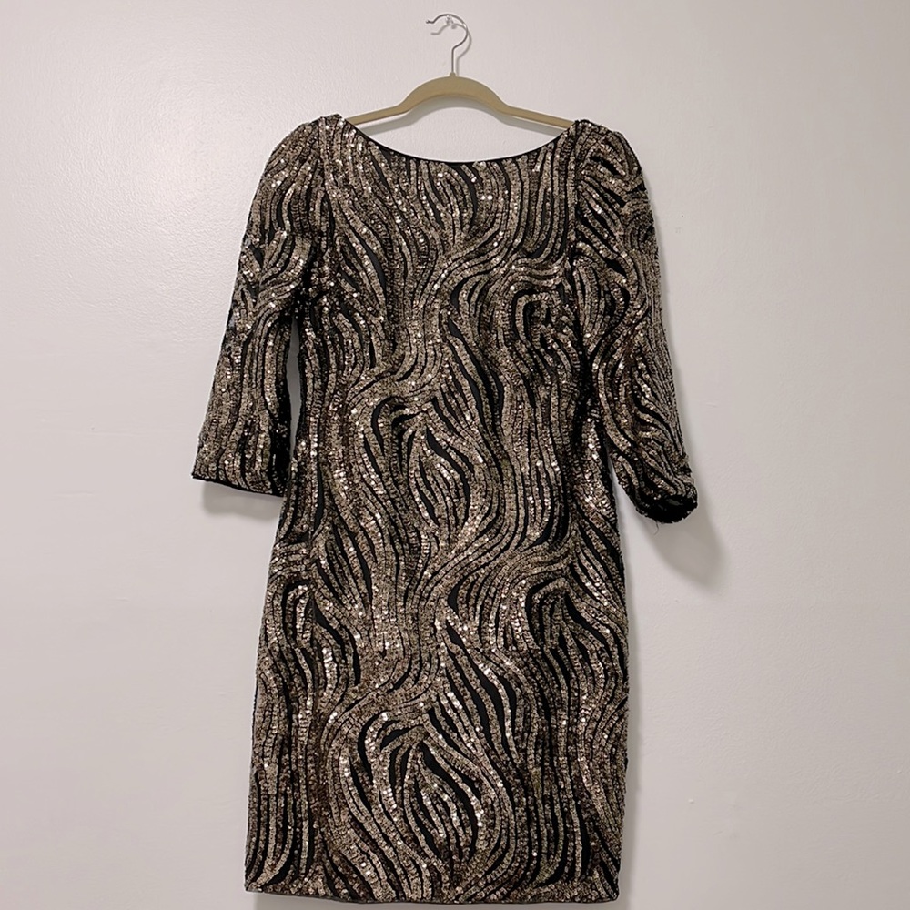 Sequins Mini Dress Fitted